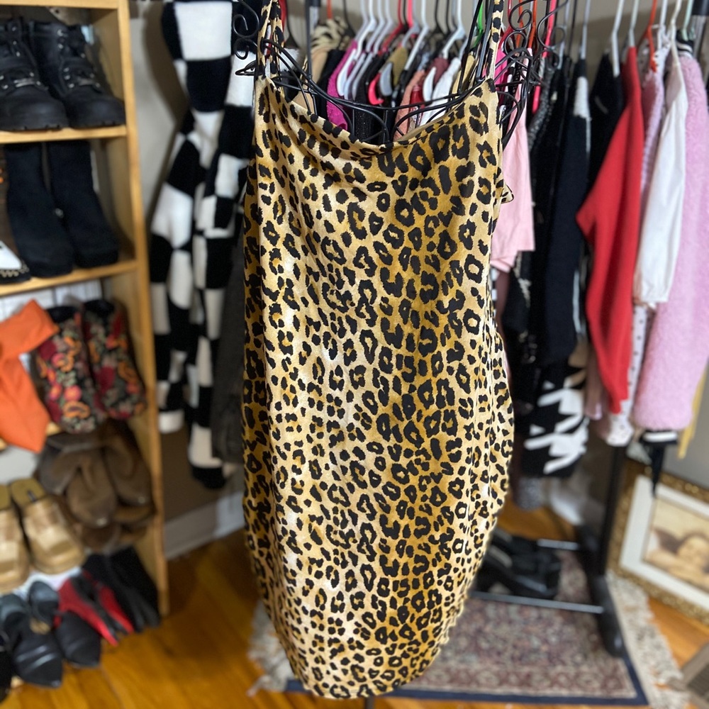 Cheetah slip dress!